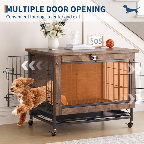 Dog cage pet crate kennel - pet,